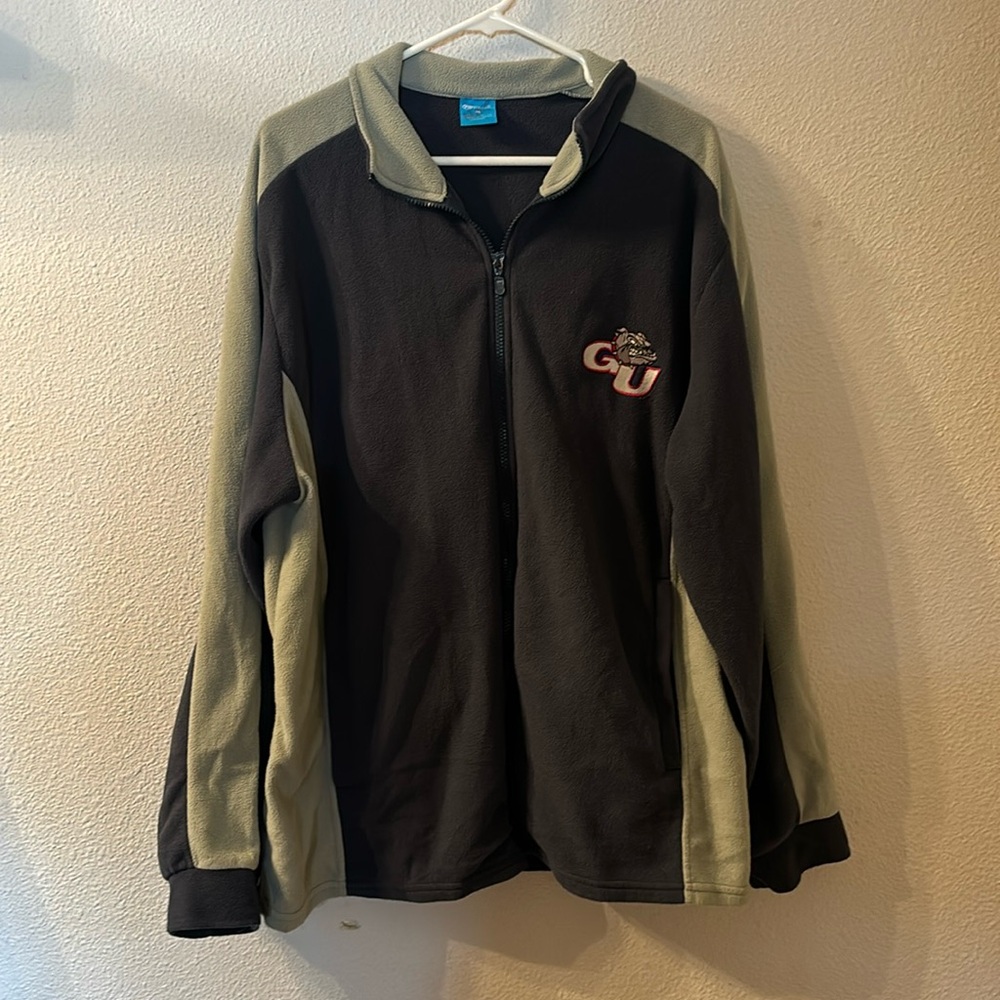 72 Blue Gonzaga Bulldogs fleece zip up size XL